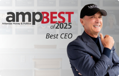 Smiling man in a cap with amp Best of 2025 Best CEO text in the background